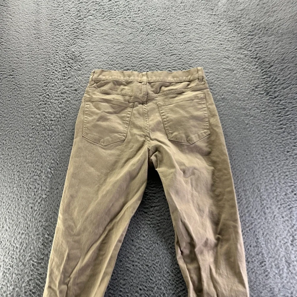 H&M Pant Mens 30x30‎ Brown Cotton Khakis Straight Leg Workwear Utility Stretch